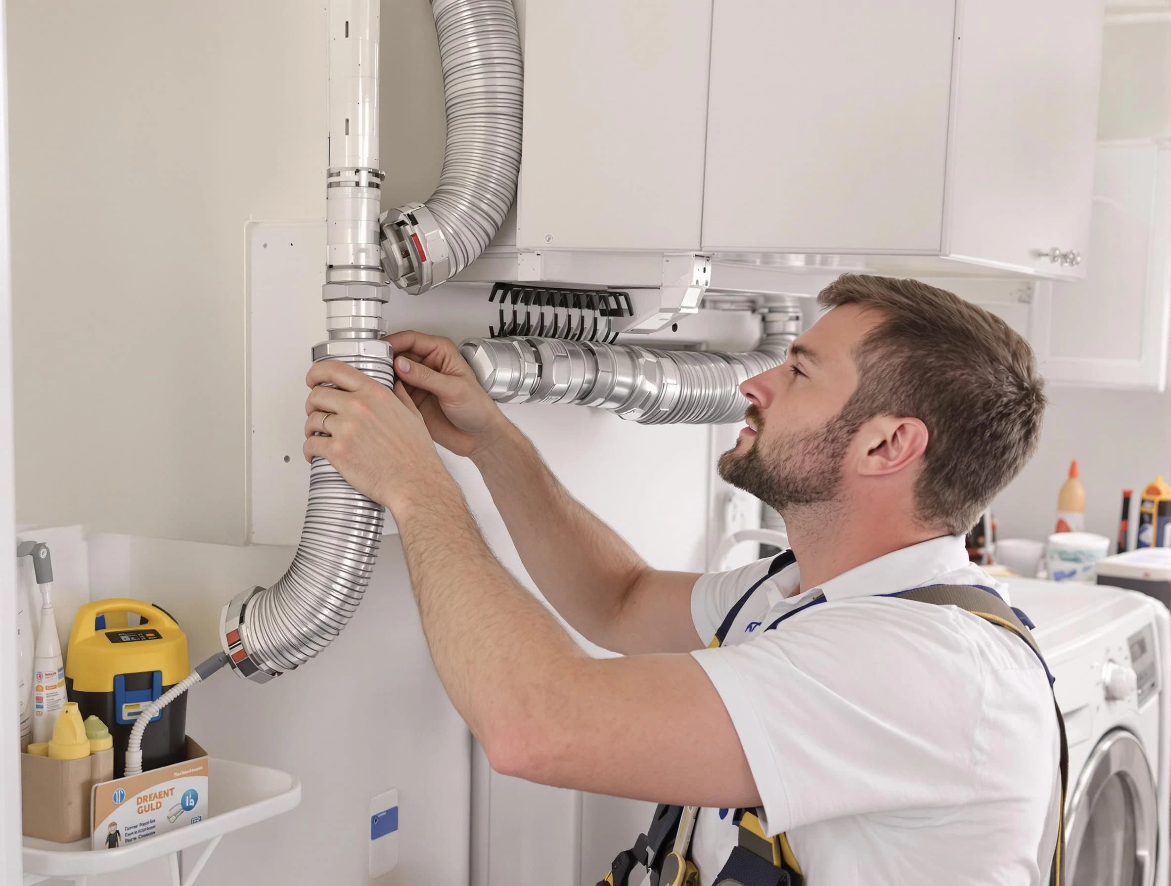 Professional dryer vent repair and installation by Sandia Heights Dryer Vent Cleaning in Sandia Heights