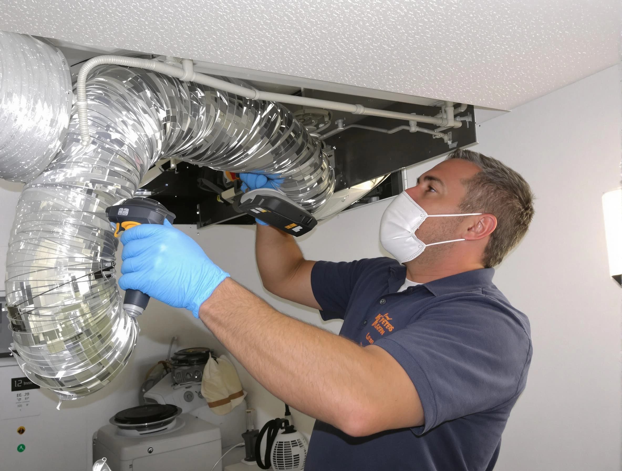 Sandia Heights Dryer Vent Cleaning professional performing thorough residential dryer vent cleaning in Sandia Heights